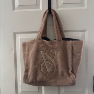 Victoria's Secret Plush Tan Tote